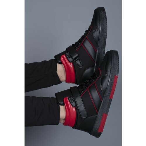 Riccon Black Red Men's Sneaker Boots 00122935 Slike
