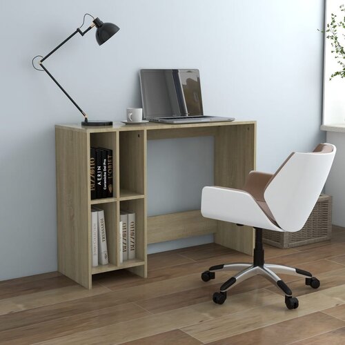 vidaXL Miza za prenosni računalnik sonoma hrast 102,5x35x75 cm, (20608881) Cene