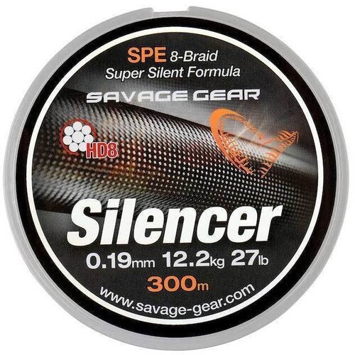 Savage Gear STRUNA SG HD8 SILENCER 8-BRAID 120M GREEN 0/09MM Cene