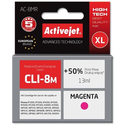 Activejet magenta črnilo CLI-8M Slike