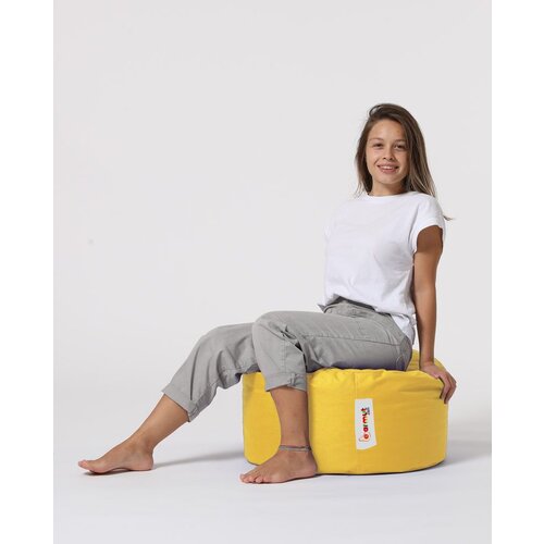 Atelier Del Sofa baštenski lazy bag - tabure Round/ žuta Slike