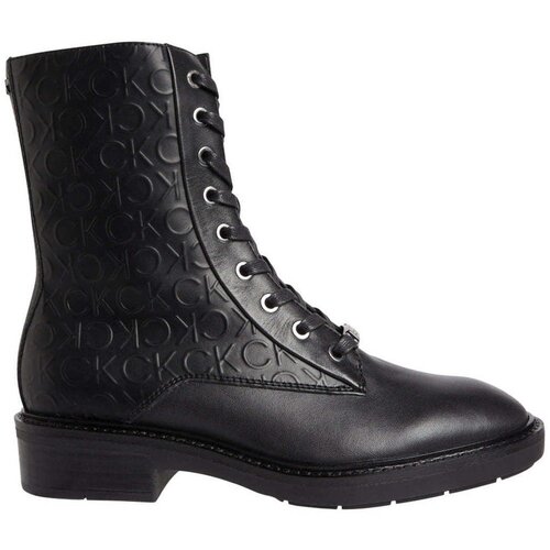 Calvin Klein Jeans Gležnjarji - Črna Cene