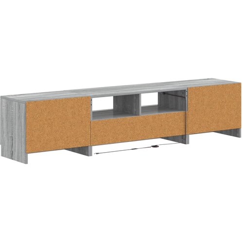  LED TV kabinet UTRECHT 3 kom. Siva Sonoma Konstruirano drvo 81 x 35 x 40 cm Slike