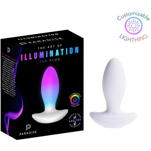 Paradise Pleasure Products RGB vibracijski analni čep Paradise Illumination - The Plug Slike