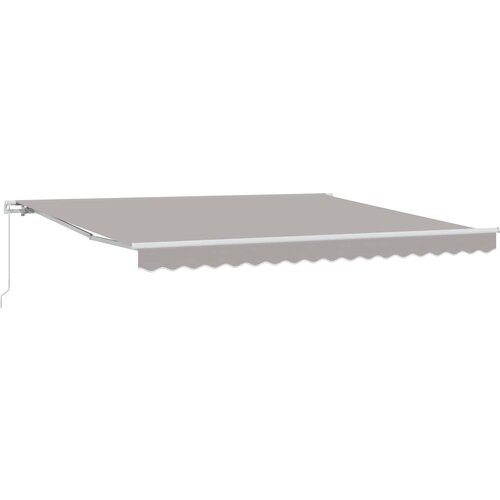  Povlačivi tende Svjetlosiva 400 &times; 300 cm Poliester i aluminij Cijene