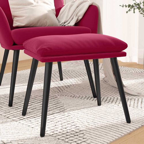  Tabure crvena boja vina 45x29,5x35 cm bar&amp;scaron;unasti Slike