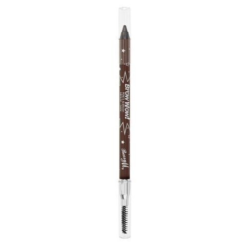 Barry M Brow Wow! svinčnik za obrvi s čopičem 1.2 g odtenek Medium - Dark Cene
