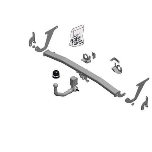 Brink auto kuka 669600 za Peugeot 3008, Citroen C5 Aircross i Opel Grandland X - vertikalno odvojiva, do 2000 kg Slike
