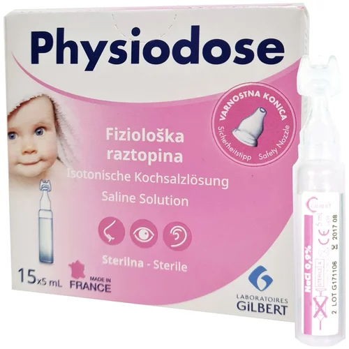 Dr. Gorkič fiziološka raztopina Physiodose 15 x 5 ml