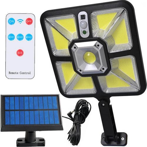  Ulična 235 COB LED cestna svetilka s PIR sezorjem črna + daljinec Cene
