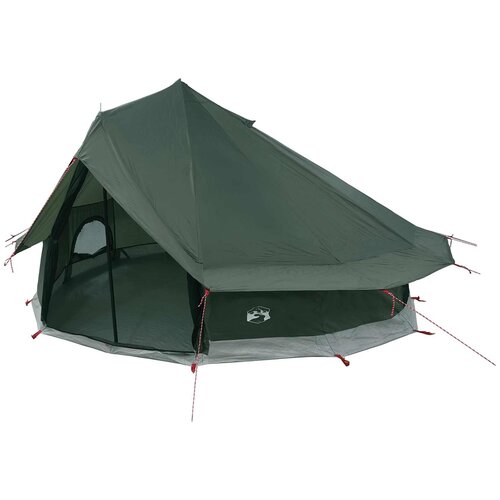 vidaXL Tipi &scaron;otor Voja&scaron;ka zelena 700 x 700 x 395 cm Poliester in jeklo, (5000309611) Cene