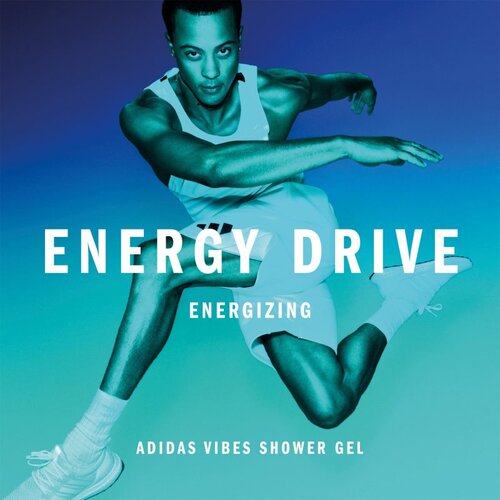 Adidas Vibes Energy Drive gel za prhanje uniseks 400 ml Slike