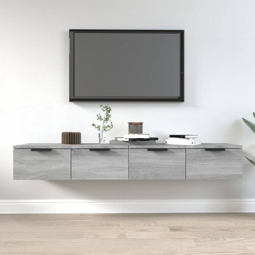 vidaXL Zidni ormarići 2 kom siva sonome 68x30x20 cm konstruirano drvo Cijene