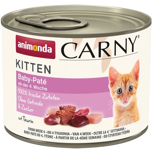  Me&scaron;ano varčno pakiranje animonda Carny Kitten 12 x 200 g - Baby-Pat&eacute; Cijene