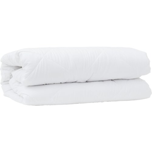  Poplun s jastukom 2 pcs Bijela 135 x 220 cm Mikrofibra Slike