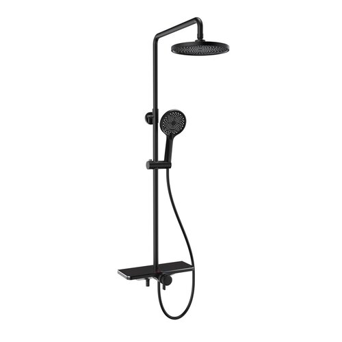 Sanotechnik Sustav tuš garniture (Crna, Visina: 120 cm) Cene