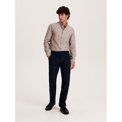 Reserved chino hlače regular fit - mornarsko modra Cene
