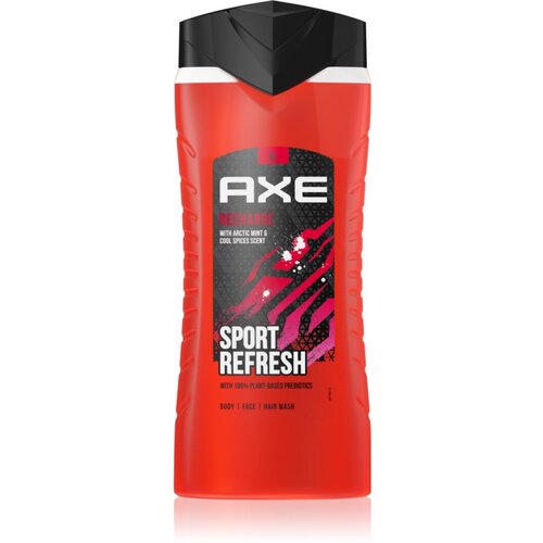 Axe Recharge Arctic Mint & Cool Spices osvježavajući gel za tuširanje 3 u 1 400 ml Cijene