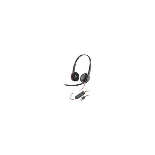 Plantronics Blackwire 3220 USB (Crne) slu&amp;scaron;alice Slike