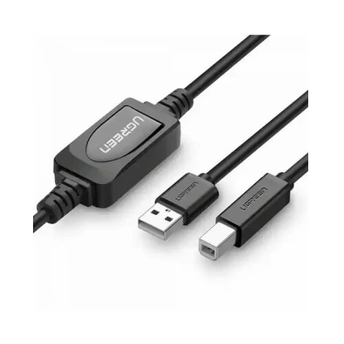 Ugreen Kabl USB 2.0 Aktivni Print US122 M/m 15m Slike