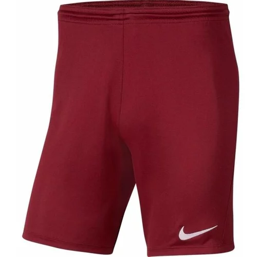 Nike DRI-FIT PARK III Muške nogometne kratke hlače, boja vina, veličina