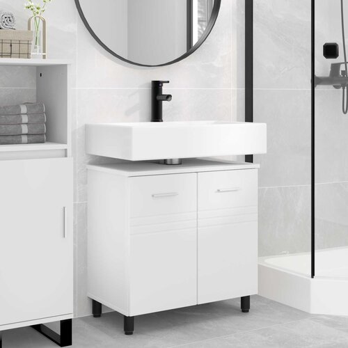  Toaletna jedinica Bijela 60 x 35 x 60 cm Konstruirano drvo Cijene