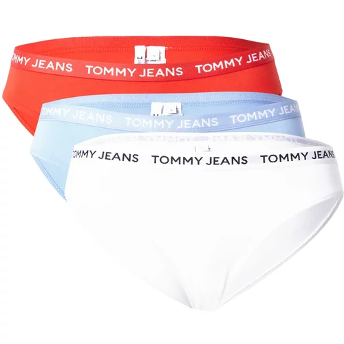 Tommy Jeans Spodnje hlačke svetlo modra / rdeča / črna / bela