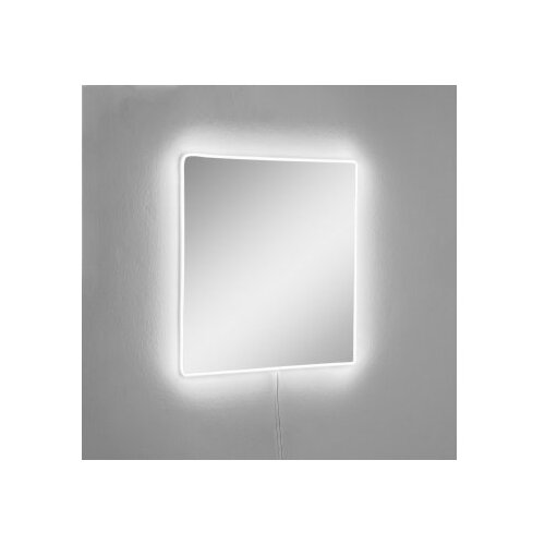 Hanah home ogledalo sa led osvetljenjem square 30x30 cm white Cene