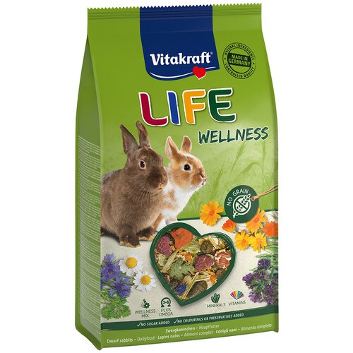 Vitakraft Life Wellness za patuljaste kuniće - 5 x 600 g Cijene