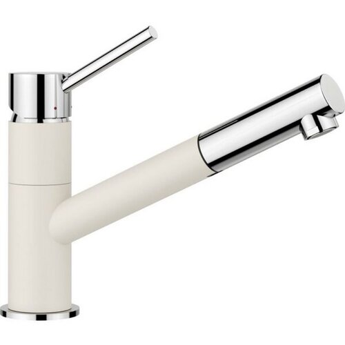 Blanco slavina KANO-S SILGRANIT-LOOK NJEŽNO BIJELA / KROM VT Slike
