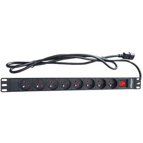  Kabl 230V razvodni PDU panel 19/1U sa 8 utičnih mesta,1.8m C14 (PDU-8SP-1U-C14) Cene