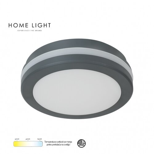  Led plafonjera MONA-300-30W 3000/4000/6500K IP65 siva Cene