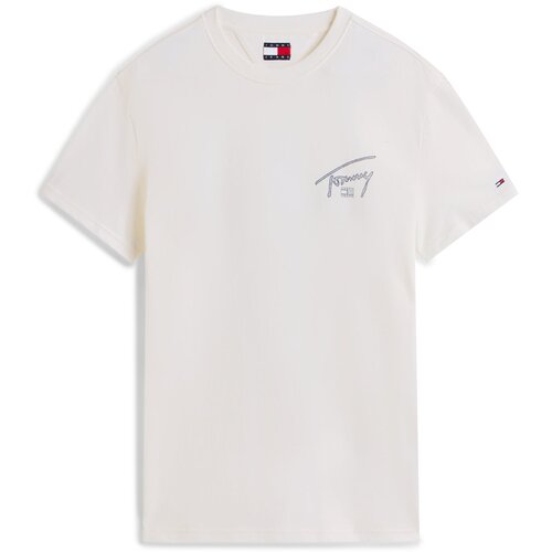 Tommy Jeans Majica modra / bela Cene