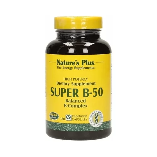 Nature's Plus Super-B-50 - 180 veg. kapsule