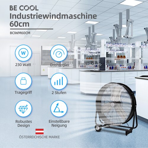 BE COOL BUDI COOL BCIWM60CM Podni ventilator Industrijski vjetropogon 60cm Cijene