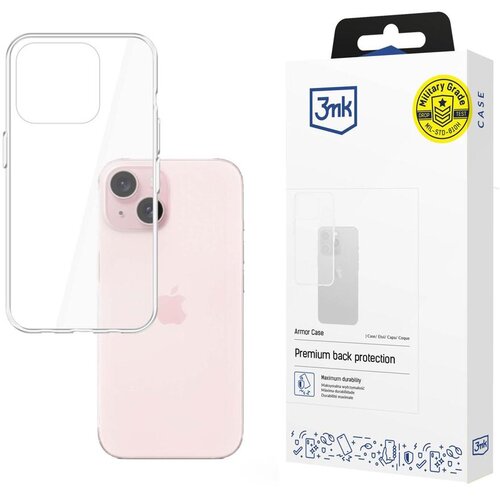 3mk Armor Case futrola za Apple iPhone 15 - Prozirna Cene