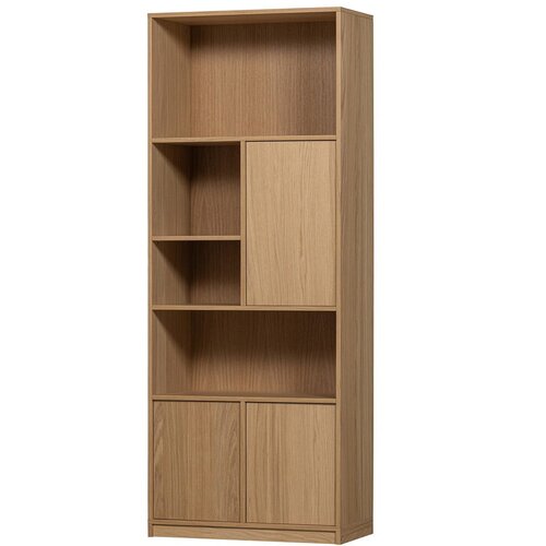 Vtwonen Modularna knjižna polica v hrastovem dekorju v naravni barvi 157x199 cm Modulair &amp;ndash; Slike