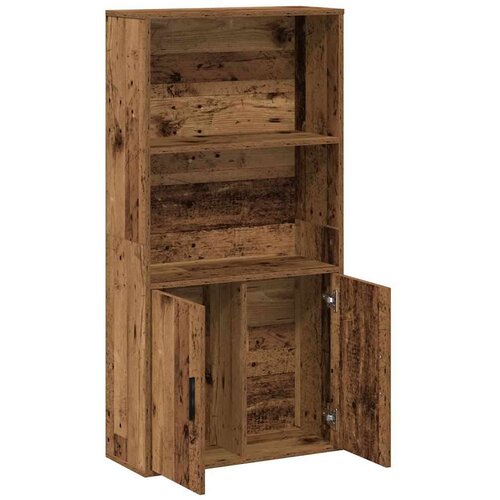 VidaXL Regal za knjige boja starog drva 60x24x120 cm konstruirano drvo Slike