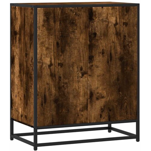  Komoda dimljeni hrast 62x35x76 cm konstruirano drvo Slike