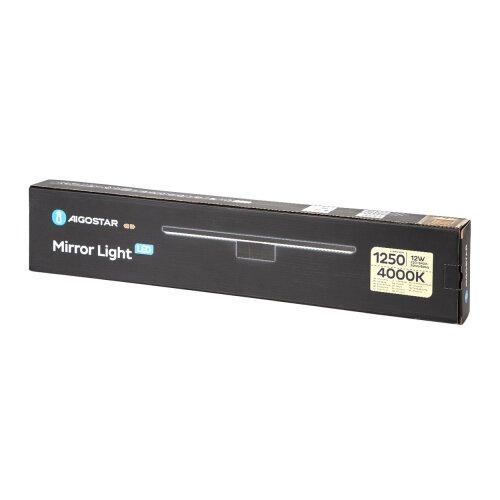 Aigostar LED osvetljenje za ogledalo u kupatilu LED/12W/230V 4000K 60 cm IP44 crna Slike