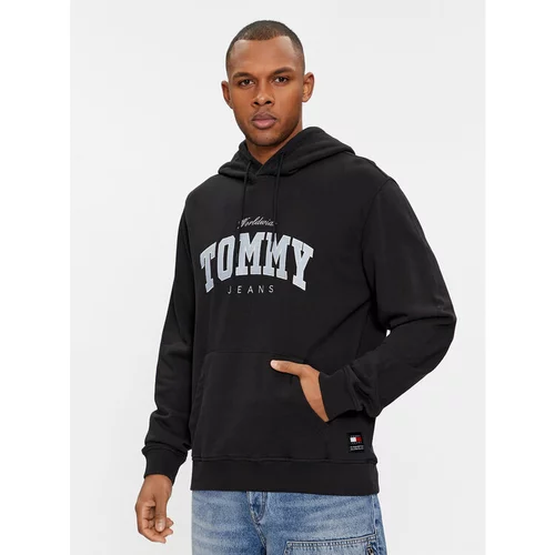 Tommy Jeans Jopa Varsity DM0DM18401 Črna Regular Fit
