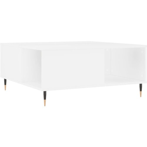  Stolić za kavu bijeli 80 x 80 x 36,5 cm od konstruiranog drva Slike