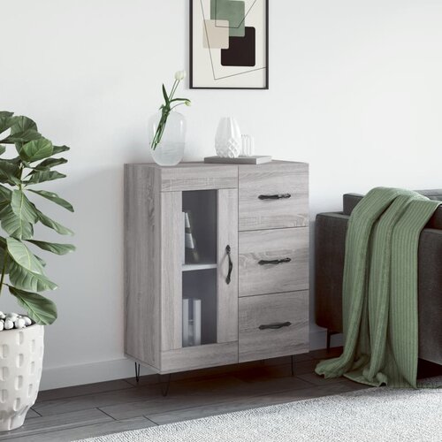 vidaXL Komoda boja hrasta sonome 69 5 x 34 x 90 cm konstruirano drvo Cijene