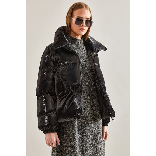 Bianco Lucci Women&amp;#039;s Judge Collar Chine Down Coat 2373 Slike