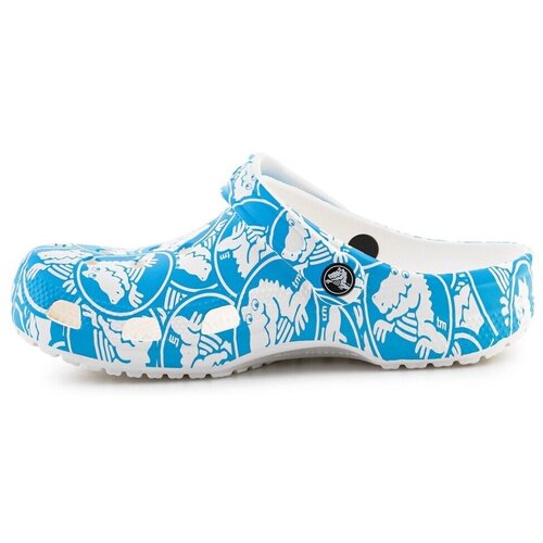 Crocs Natikači Classic Duke Print Clog 210003 Modra Cene