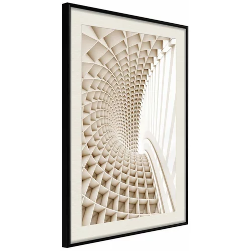  Poster - Curved Library 20x30