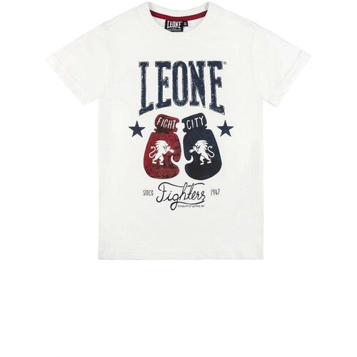 Leone 1947 Majice s kratkimi rokavi Boy T-Shirt Short Sleeves Street Style Bela Cene