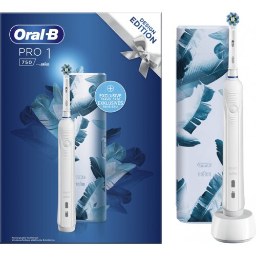 Oral-b 80337276 električna četkica za zube Odrasli Rotirajuće-oscilirajuća četkica za zube Bijelo Slike