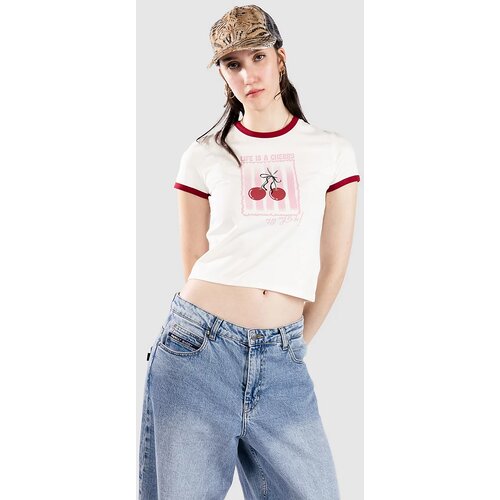 24COLOURS 12506A Cherry Ringer T-shirt bordeaux Cene