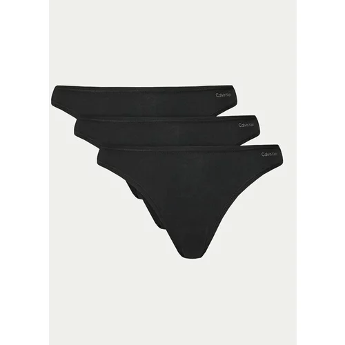 Calvin Klein Underwear Set 3 parov spodnjih hlačk 000QD5218E Črna